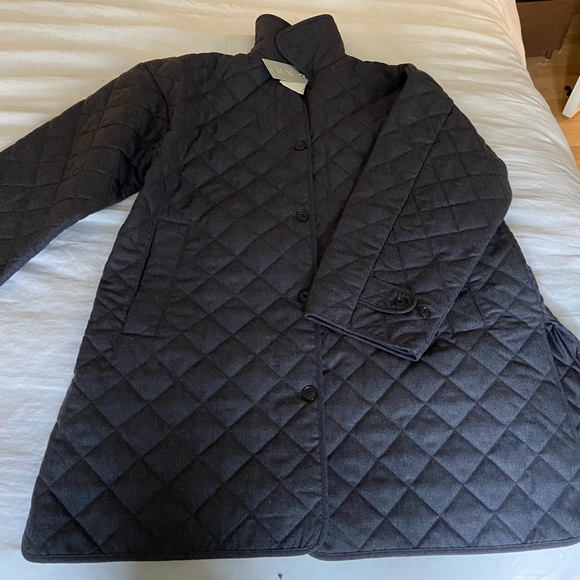 H&M Quilted Wool Coat - Medium - Picture 3 of 6